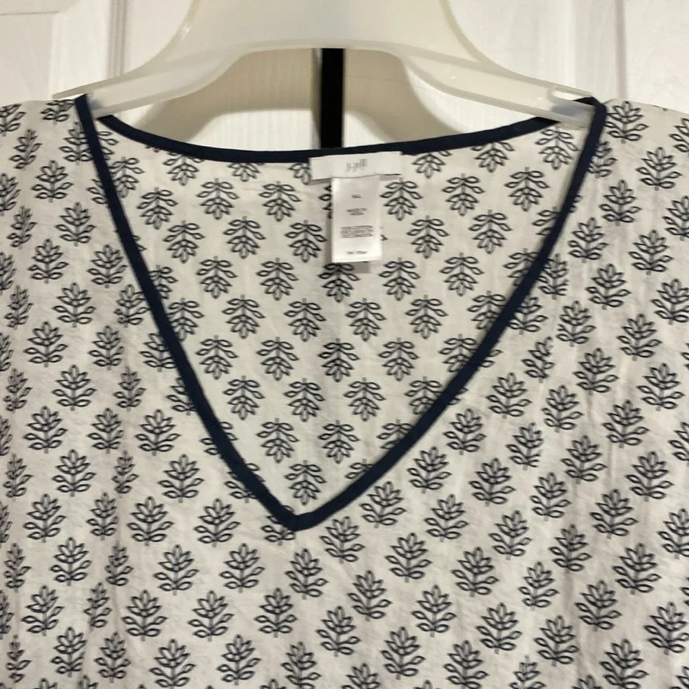 J. Jill floral swim cover up tassel trim size Small - large - Picture 6 of 11